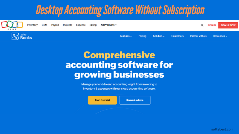 Desktop Accounting Software Without Subscription