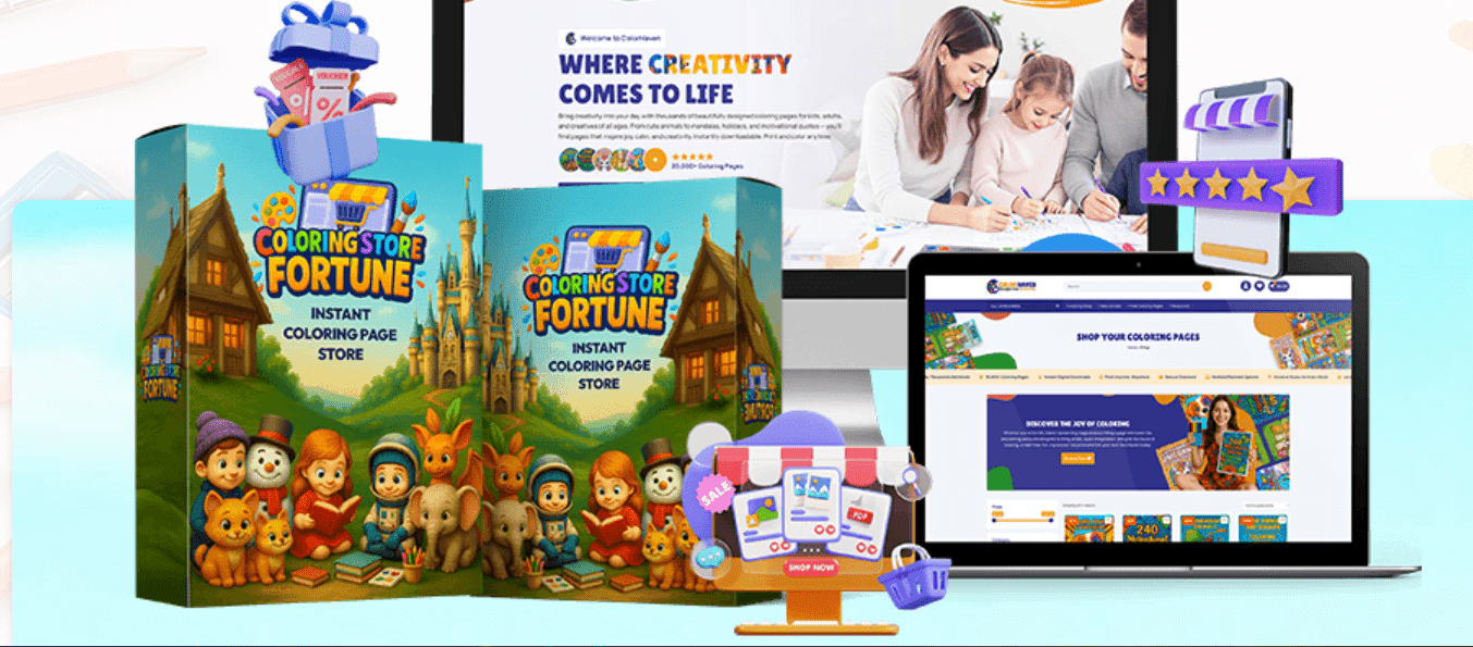 How to Escape Etsy Fees and Own Your Coloring Page Empire