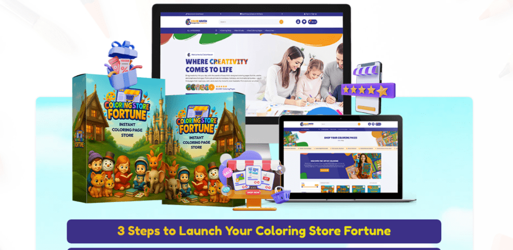 How to Escape Etsy Fees and Own Your Coloring Page Empire